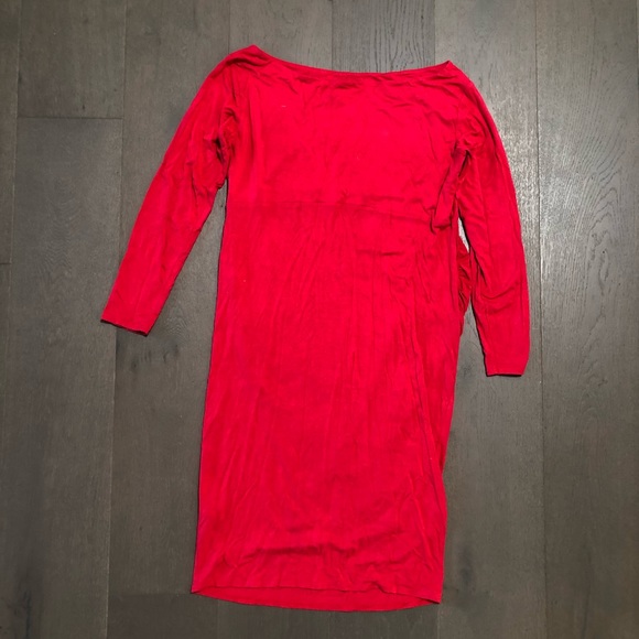 ASOS Maternity Bardot Dress with Long Sleeve - Picture 5 of 7